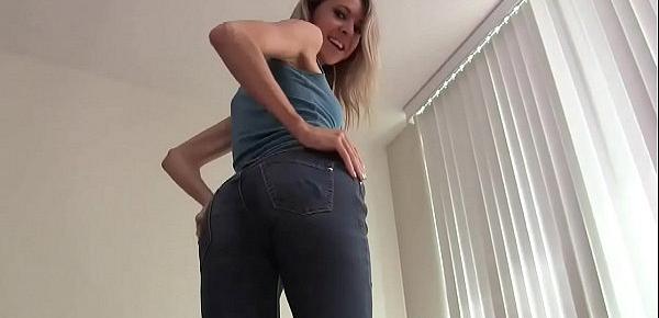  These tight denim shorts barely even cover my pussy JOI